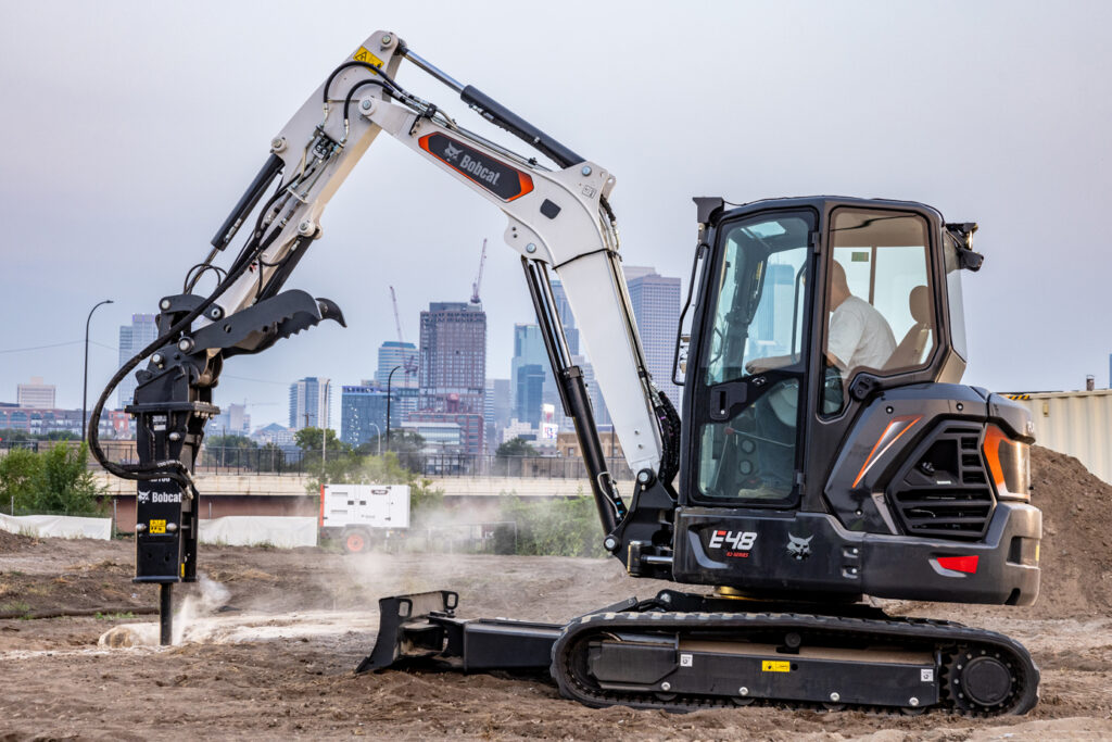 Bobcat Nitrogen Breaker Attachment Rental