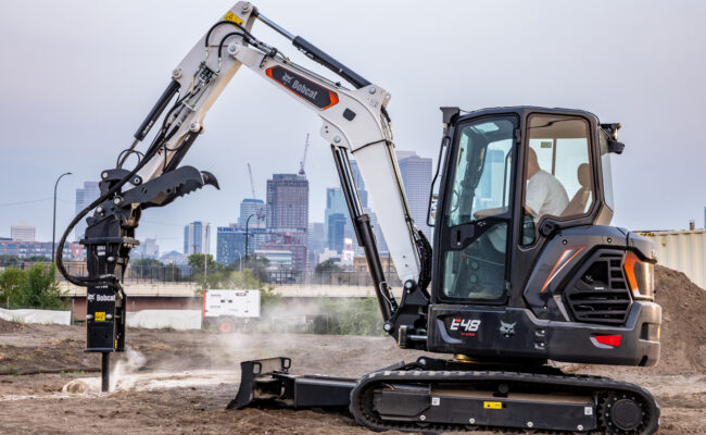 Bobcat Nitrogen Breaker Attachment Rental