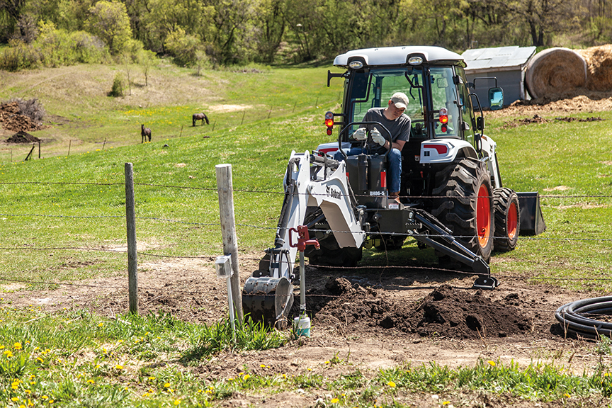 Compact Tractor Backhoe