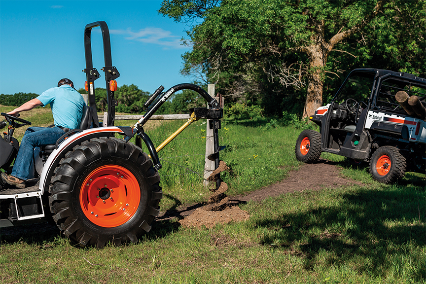 Bobcat Compact Tractor Auger