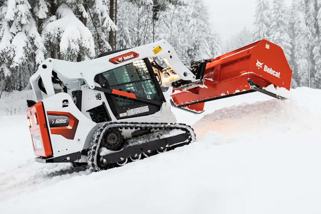 Bobcat Snow Pusher Rental Attachment