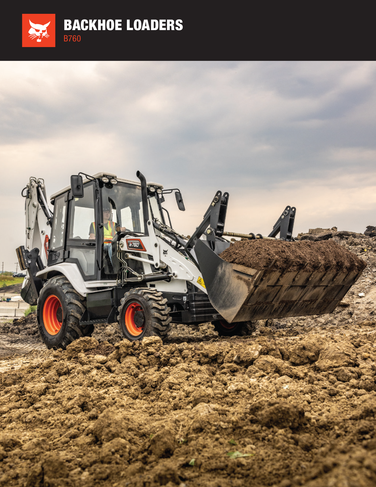 Bobcat Backhoe Loader Family Literature