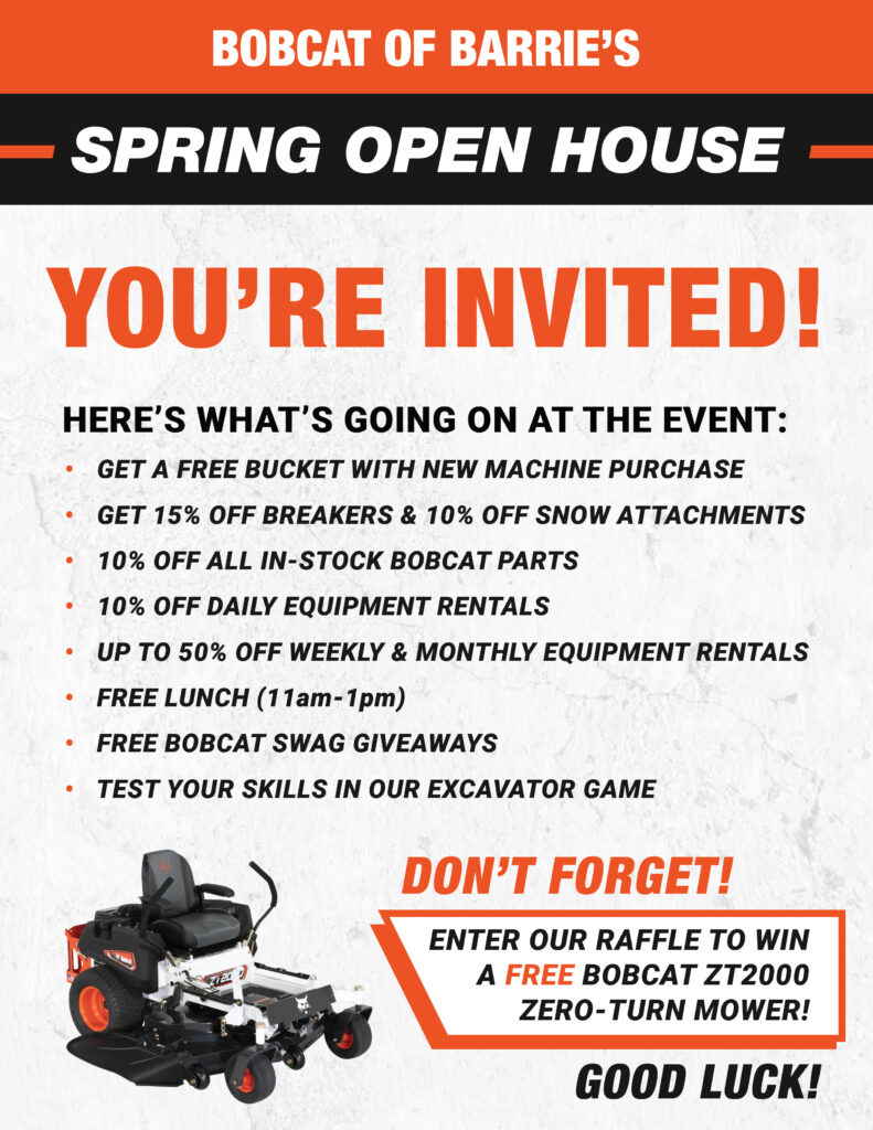 Bobcat of Barrie Spring Open House 2025