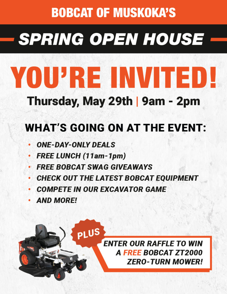 Bobcat of Muskoka's 2025 Spring Open House
