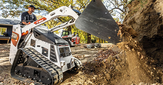 The Bobcat MT100 mini track loader: Small size, huge power