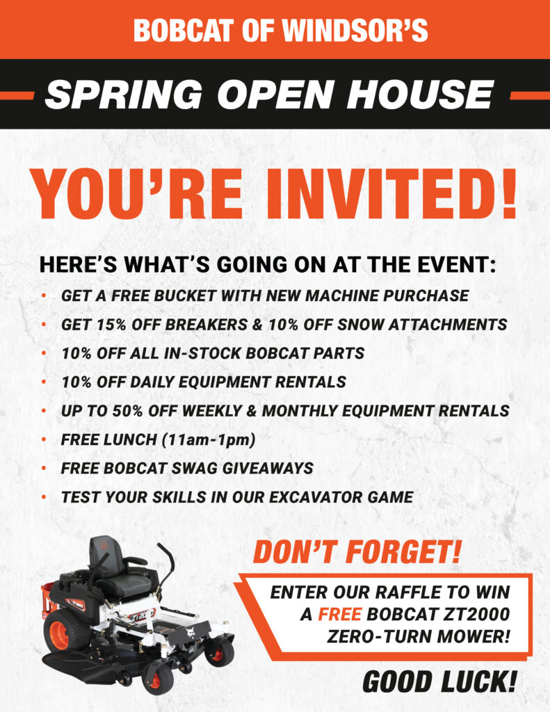Bobcat of Windsor's Spring Open House 2025