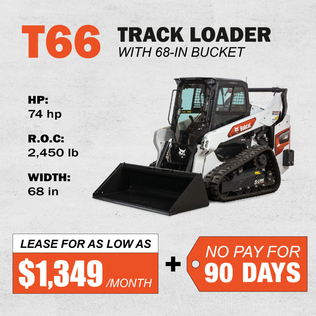 Oaken's Year-End Lease Program 2025 - Bobcat T66 Track Loader