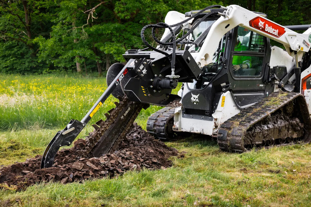 Bobcat Trencher Rental Attachment