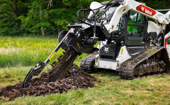 Bobcat Trencher Rental Attachment