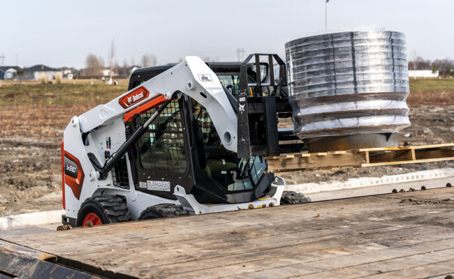 Bobcat Pallet Fork Attachment Rental