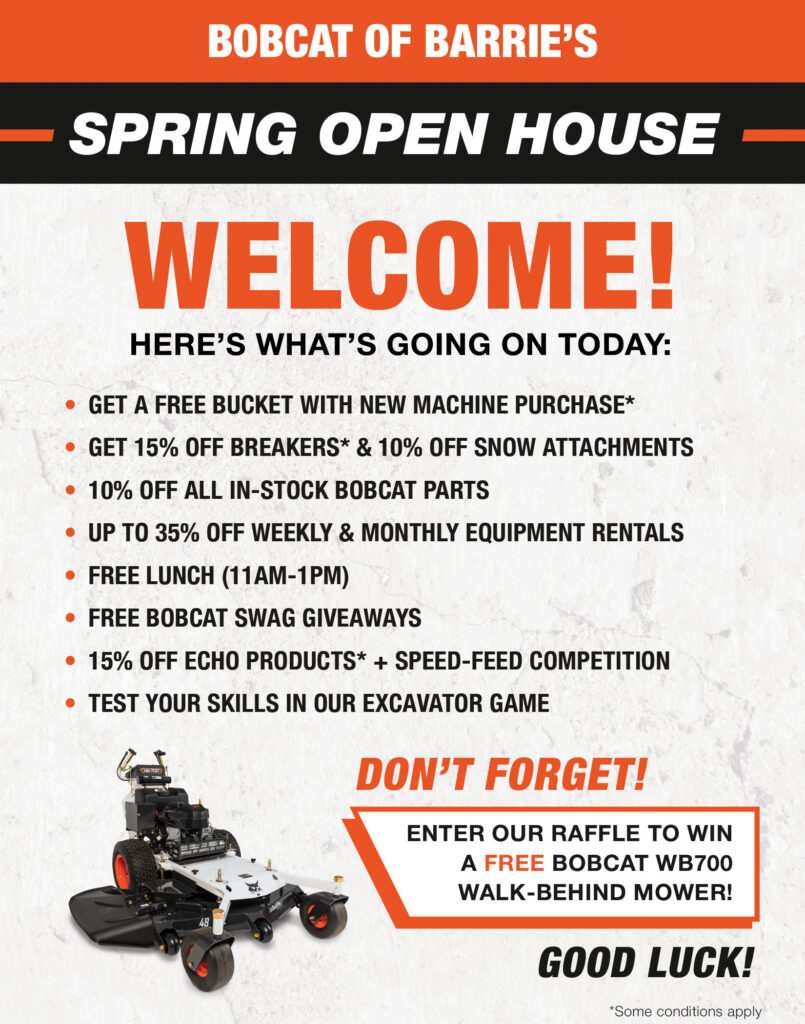 Bobcat of Barrie's Spring Open House 2026