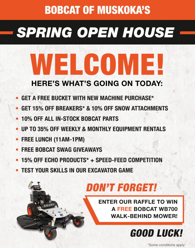 Bobcat of Muskoka Spring Open House 2026