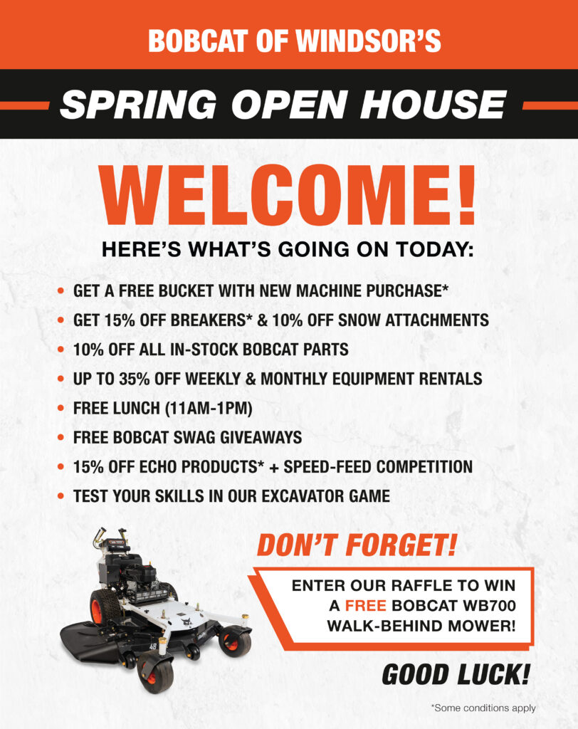 Bobcat of Windsor Spring Open House 2026