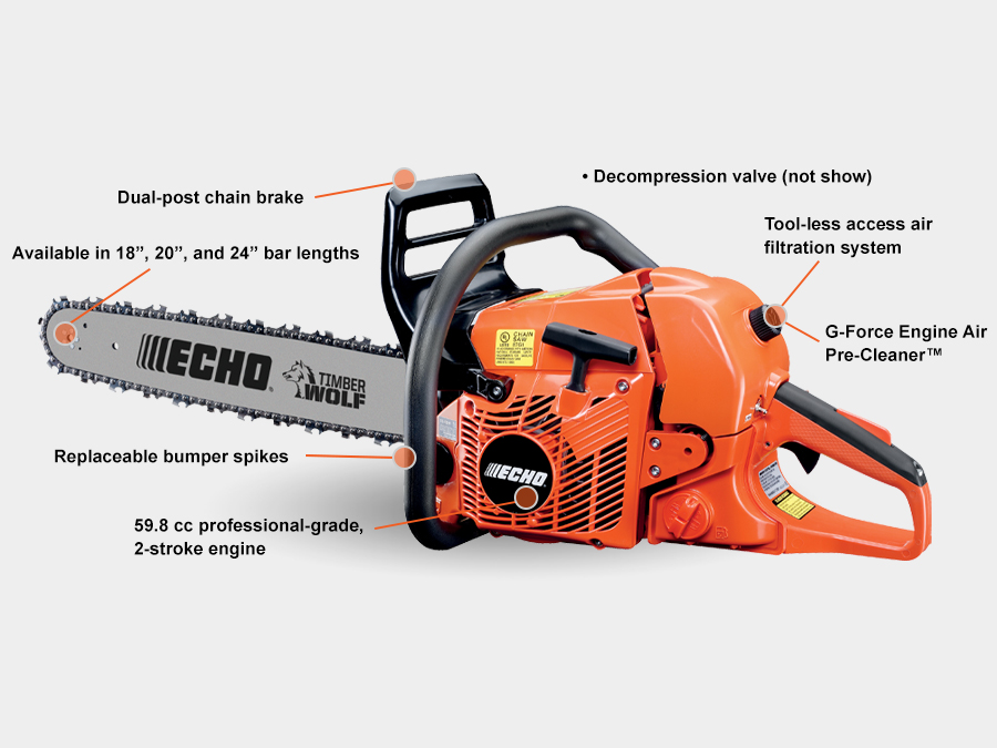 ECHO CS-590 Timber Wolf Chainsaw