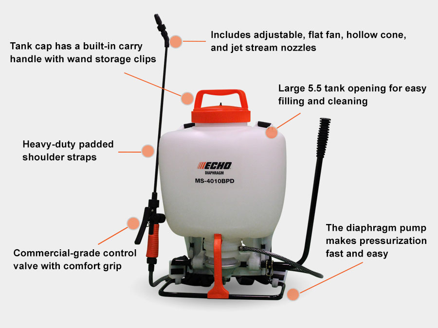 ECHO MS-4010BPD Backpack Sprayer